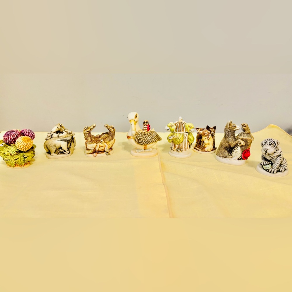 8 NEW In BOX Harmony Kingdom 1996-99 Collectibles Figurines MINT CONDITION!